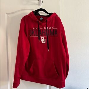 Oklahoma Sooners Red Hoodie SZ L